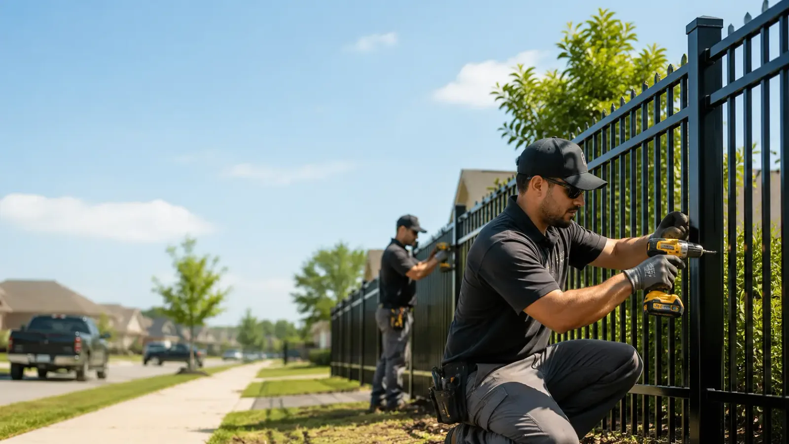 Metal Fence Installation in Bon Wier, TX